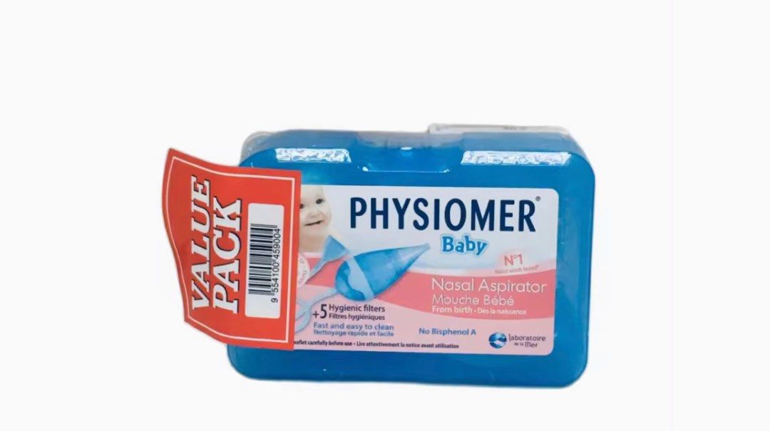 Physiomer baby nasal aspirator outlet filter