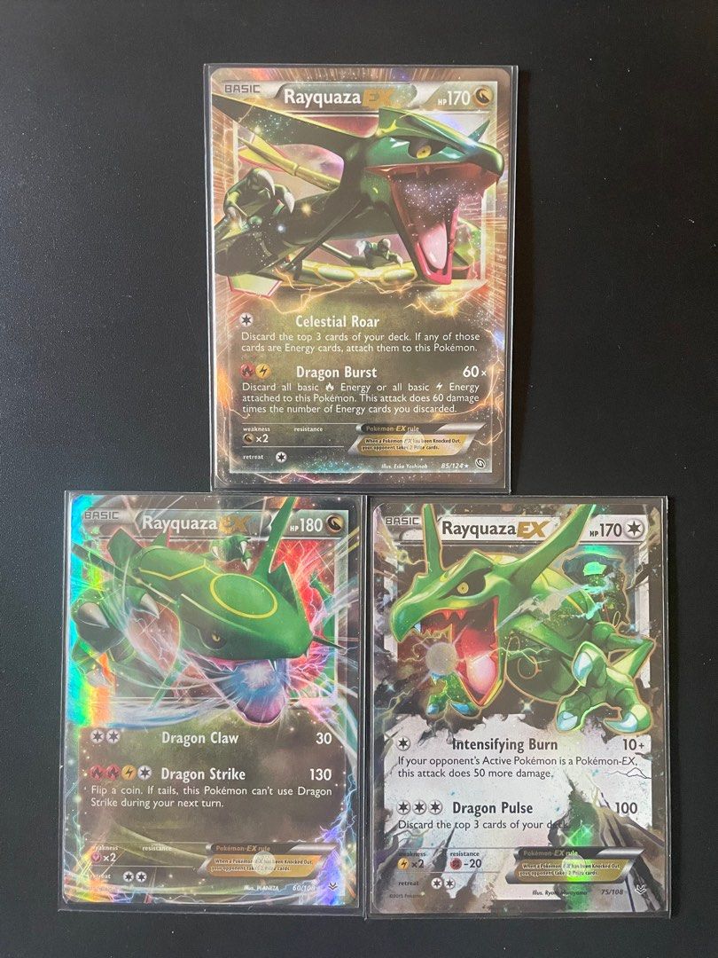 Ex shiny mega rayquaza pokemon card, Hobbies & Toys, Toys & Games on  Carousell