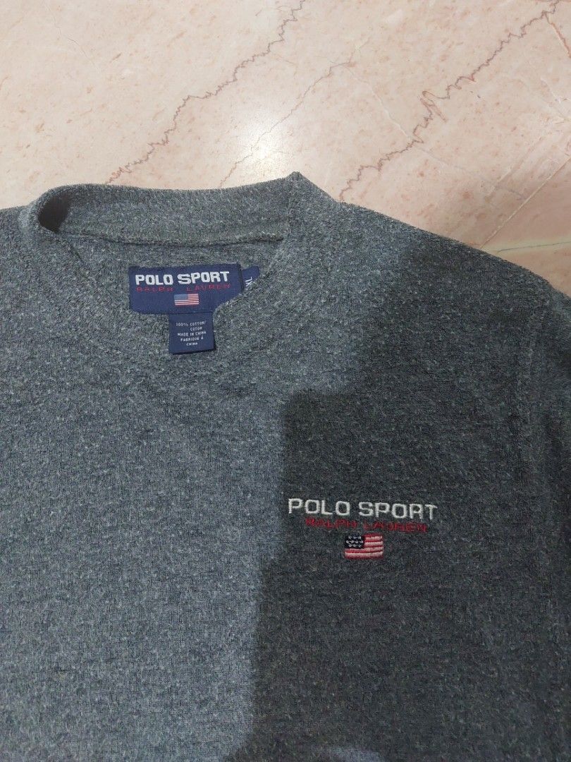 Ralph lauren clearance cropped fleece sweatshirt