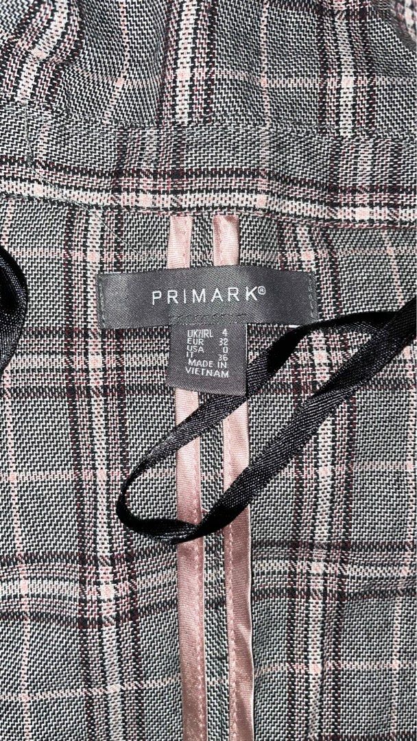 Primark Checked Blazer, Women's Fashion, Coats, Jackets and Outerwear ...