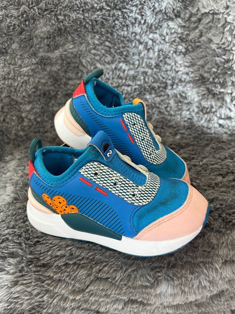Puma RS 0 x Sesame Street Cookie Monster Blue Kids Babies Kids