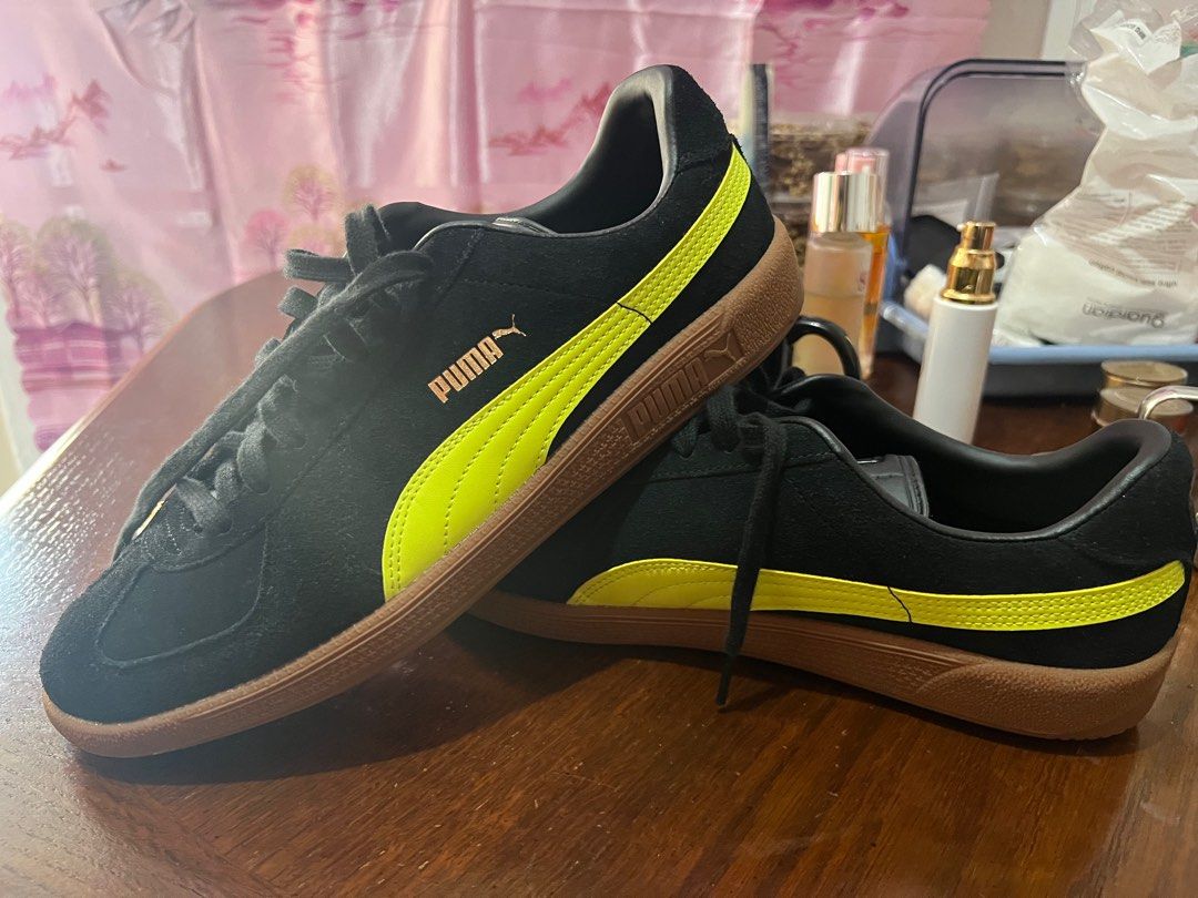 Puma shoes yellow and on sale black