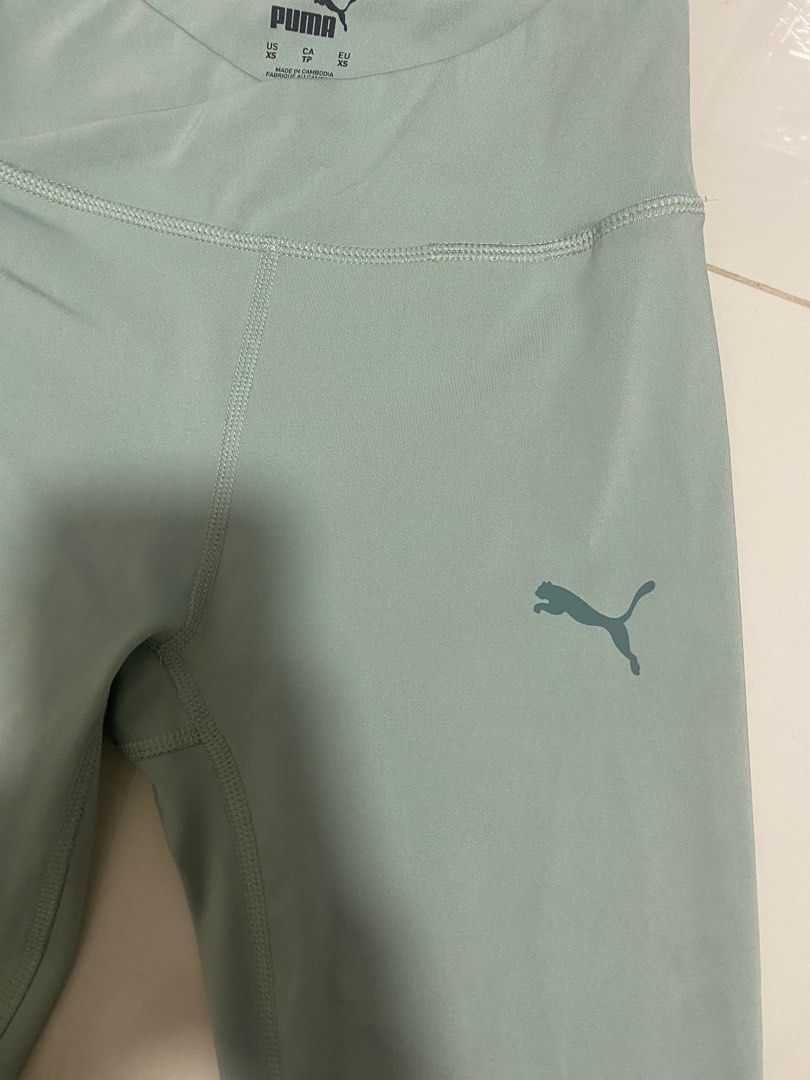 Puma leggings clearance green