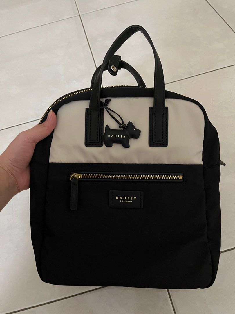 Original RADLEY LONDON Black and White Backpack Women s Fashion