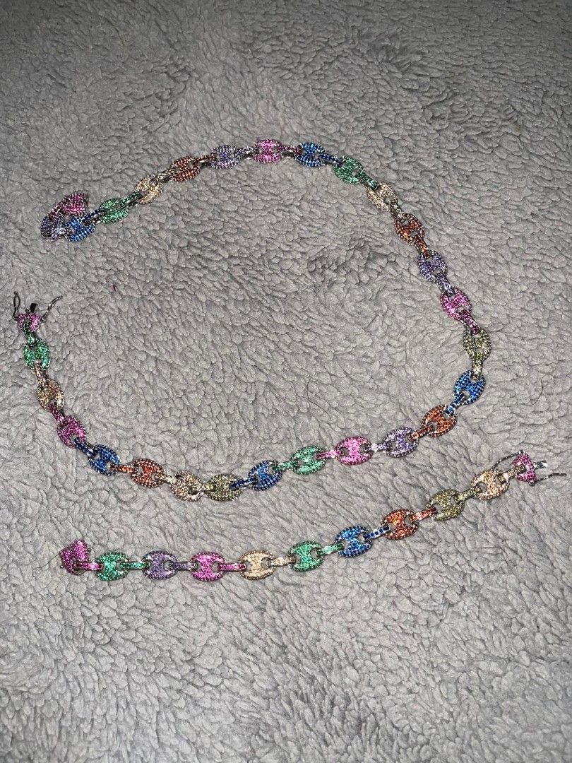 Rainbow clearance chain bracelet
