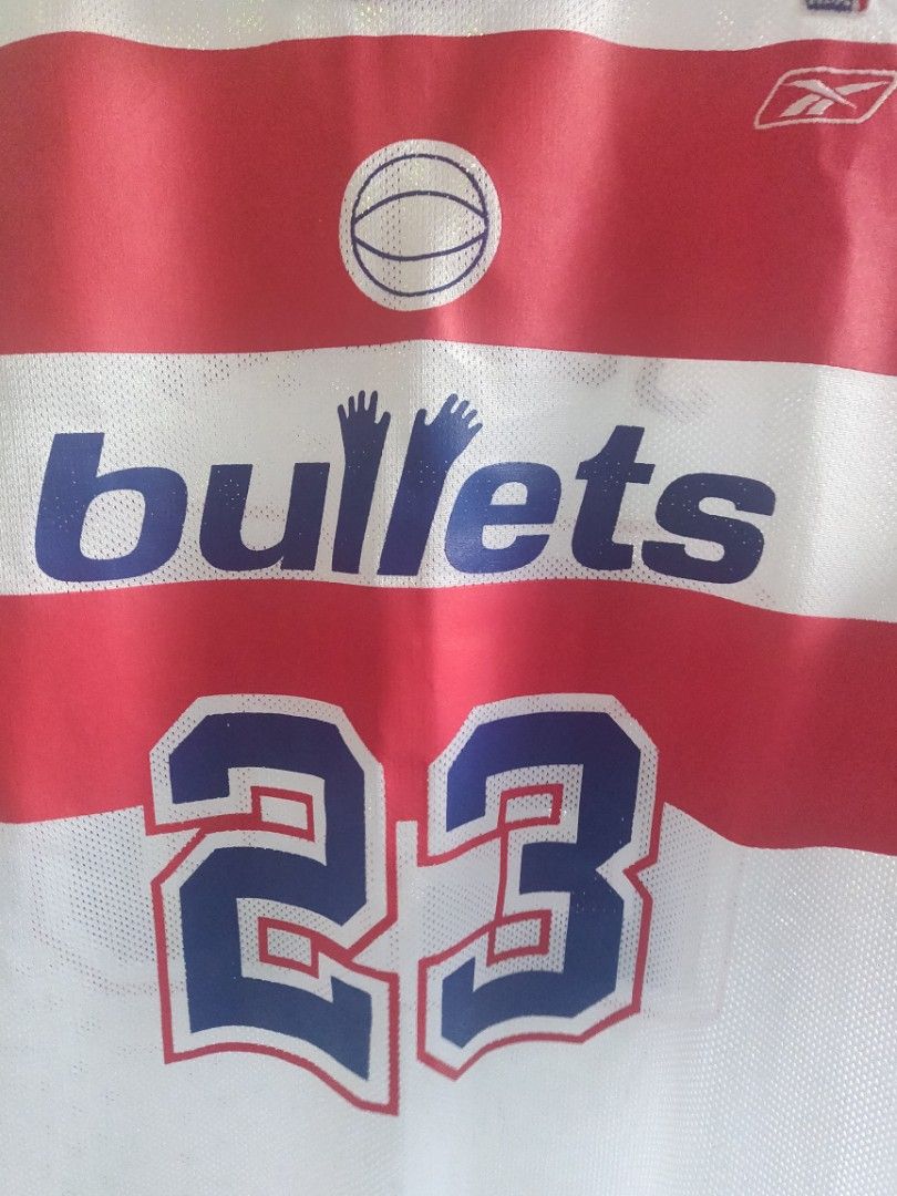 Men's XL Reebok Michael Jordan Washington bullets NBA jersey