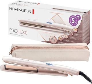 Remington Proluxe Ceramic Hair Straighteners with Pro+ Low Temperature Protective Setting, Rose Gold - S9100