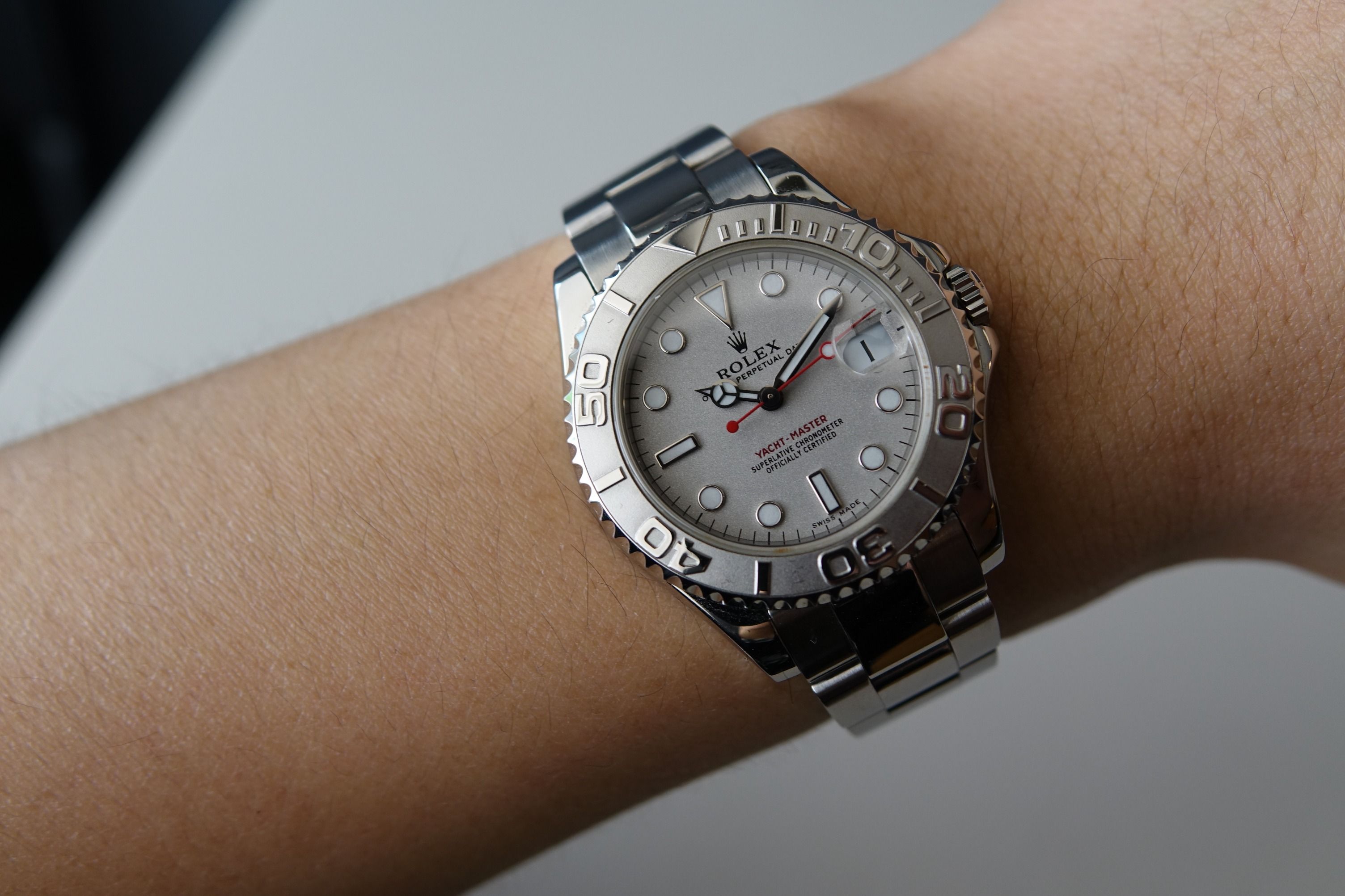Rolex Yacht Master 35 168622 platinum