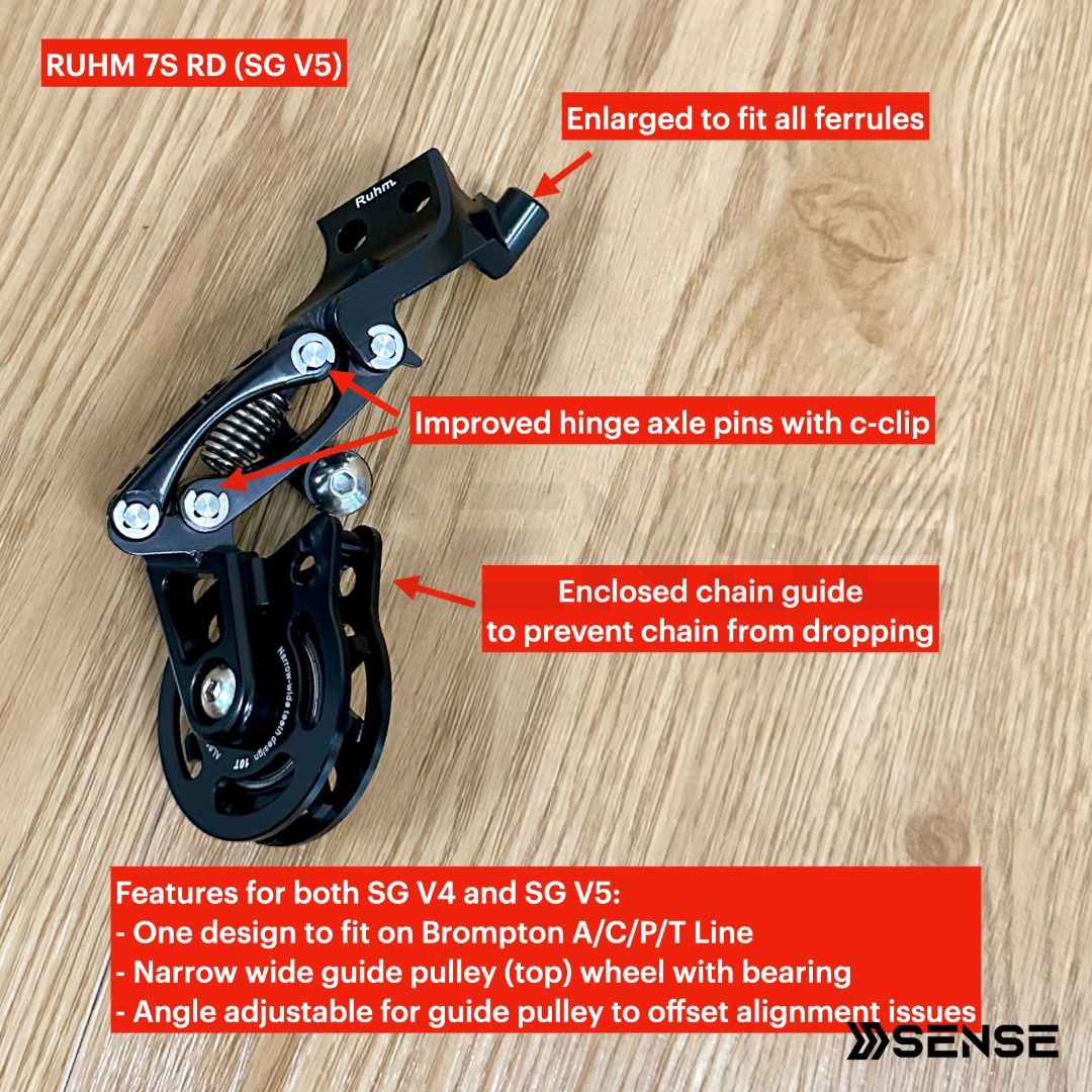 Gear derailleur 7 speed outlet