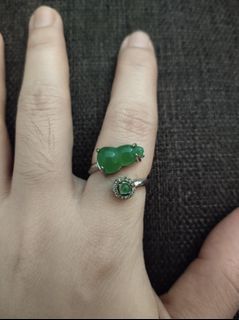 S925 Real Jade ring