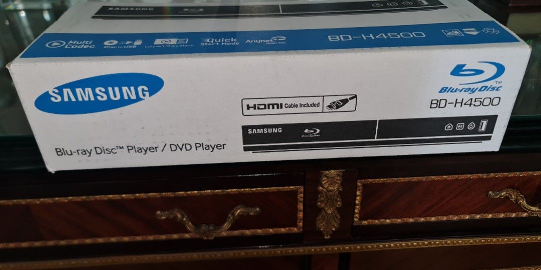 Samsung Blu Ray DVD player BD H4500, TV & Home Appliances, TV