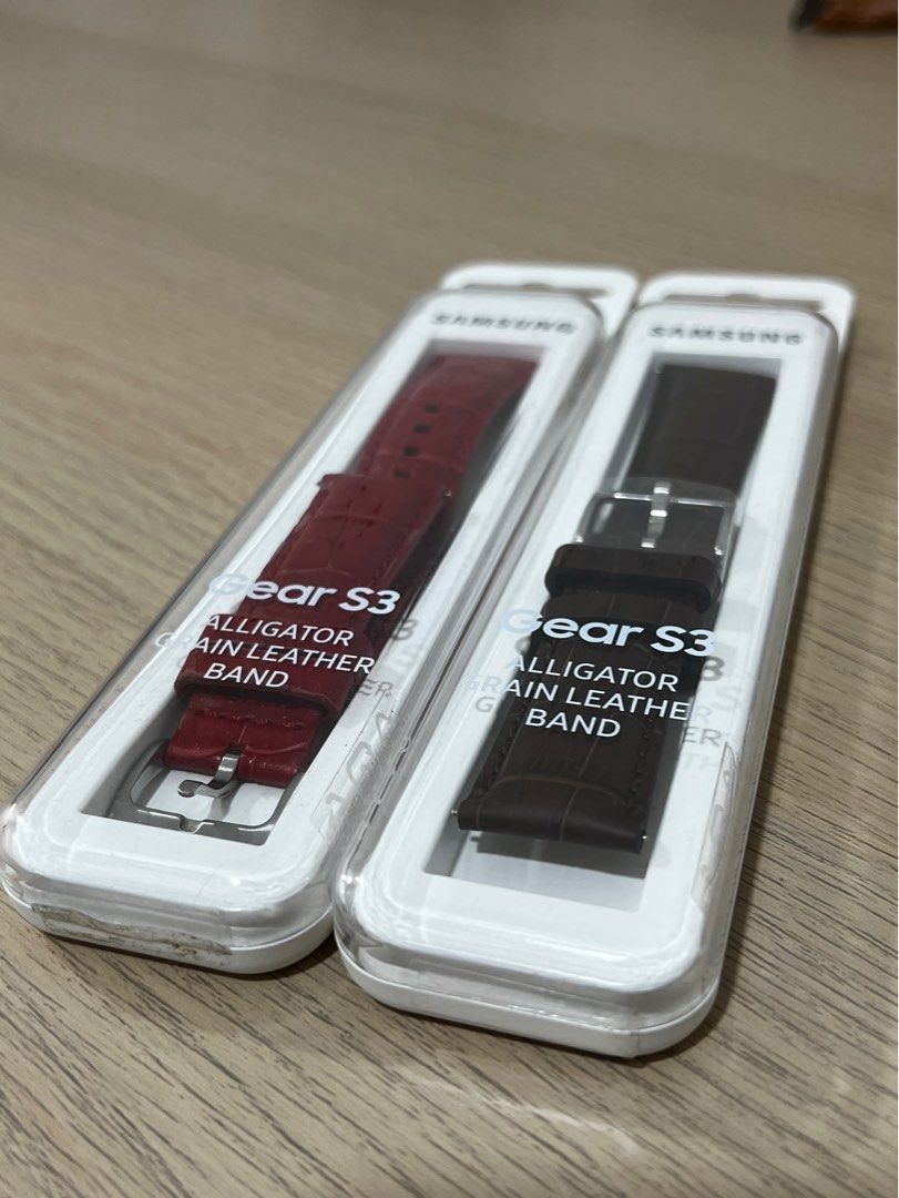 SAMSUNG GEAR S3 ALLIGATOR RAIN LEATHER BANDS