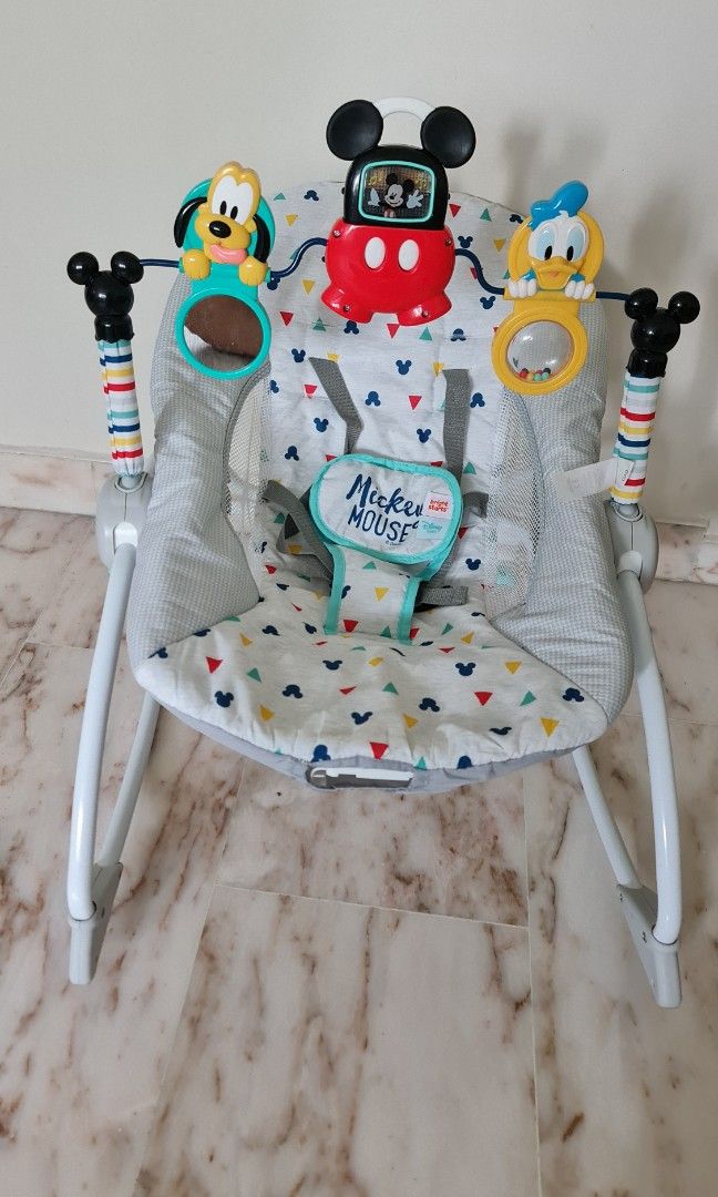 See dr if reqDisney Baby Mickey Mouse Happy Triangles Infant To Toddler Rocker