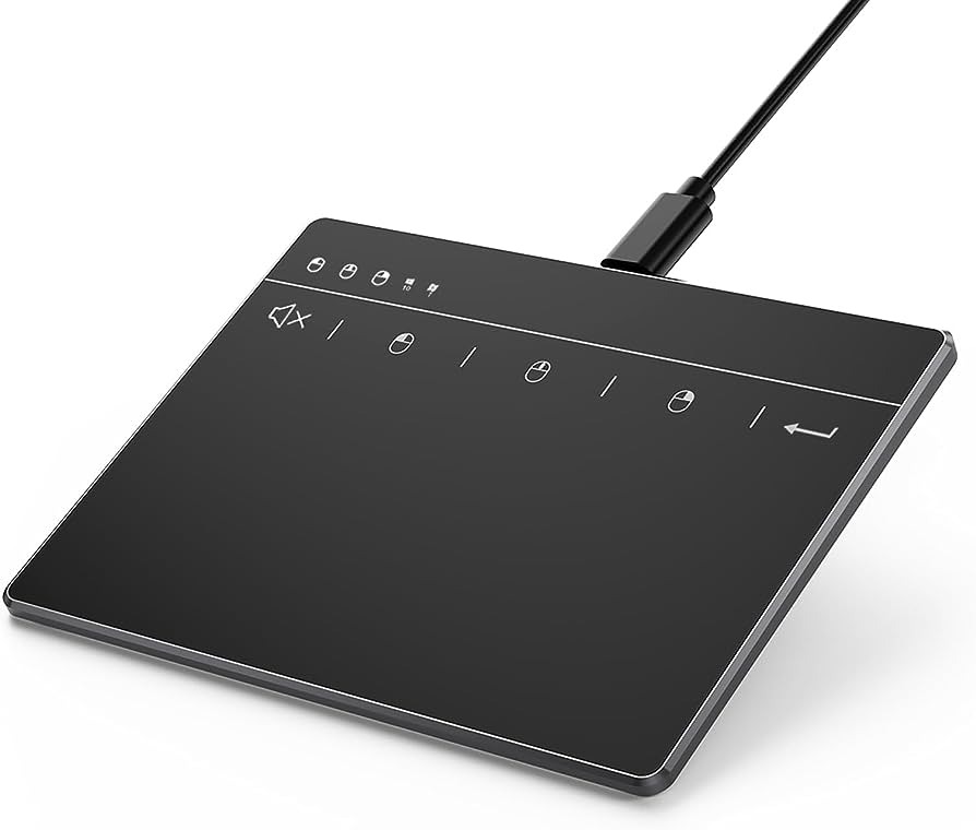 seenda Aluminum USB Wired Touch Pad High Precision Trackpad Mouse with