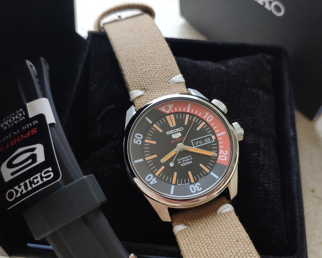 Seiko 5 Sports SRPB31 compressor SRPB31J1 made in Japan. Carousell
