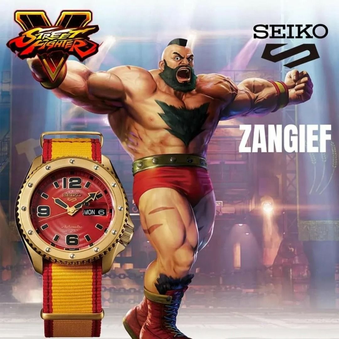 SEIKO 5 Sports x Street Fighter V SRPF24K1 Limited Edition Men s