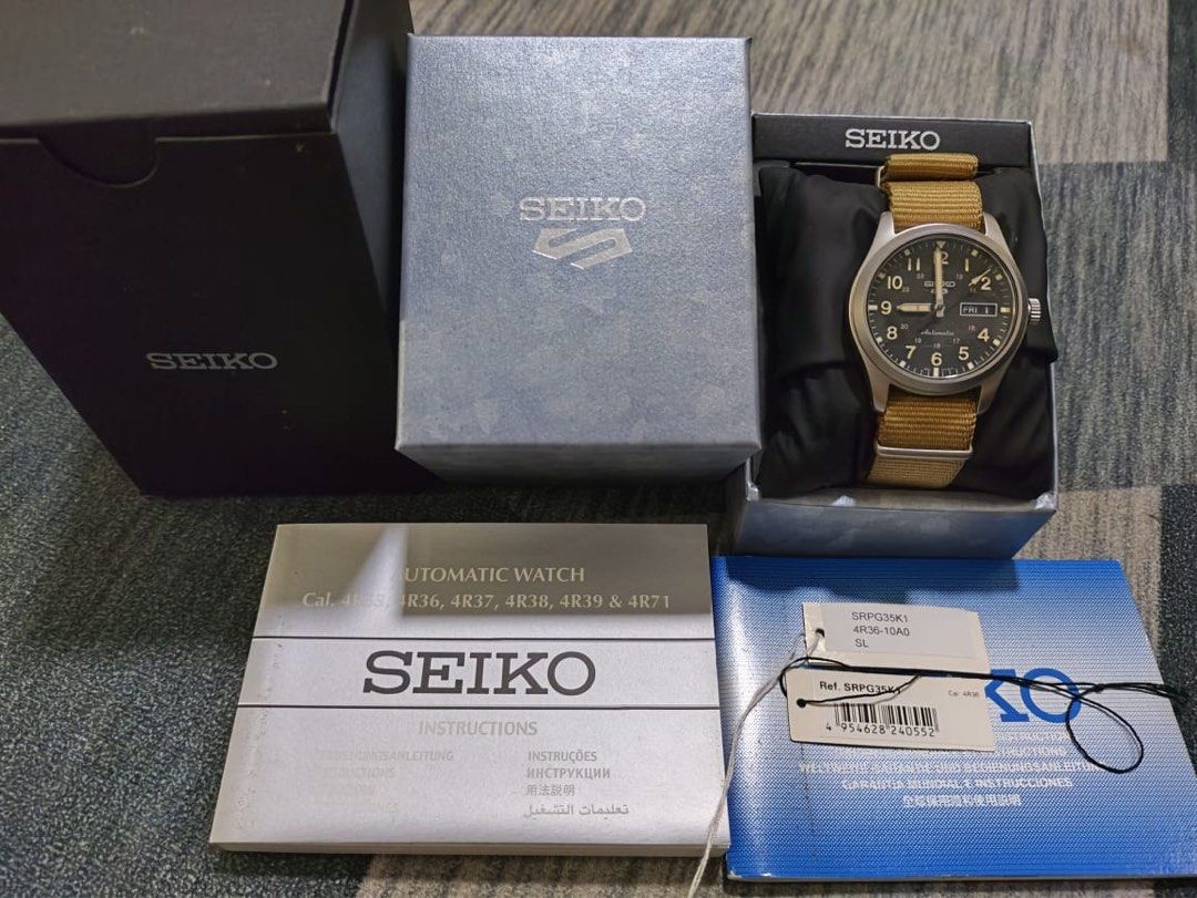 Seiko neo sales field srp watch