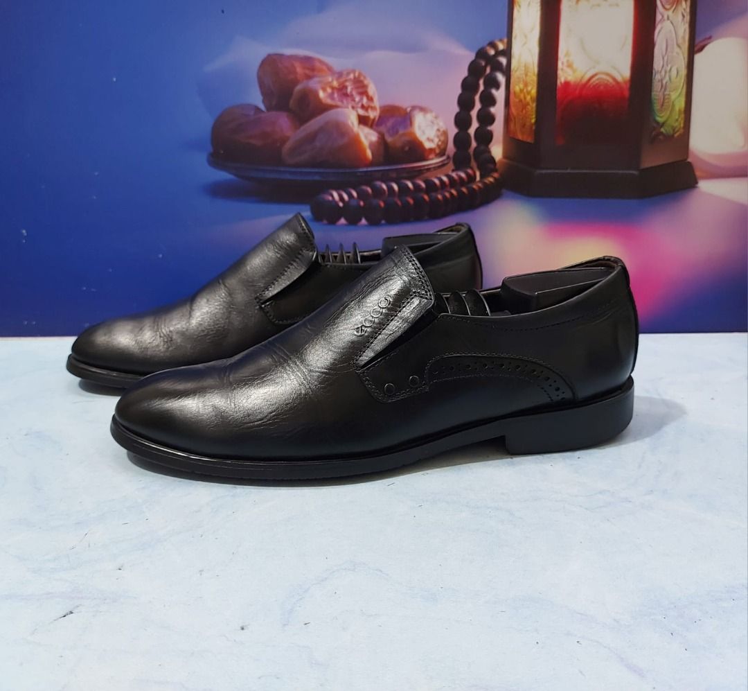 Ecco men's melbourne plain toe slip on loafer hot sale