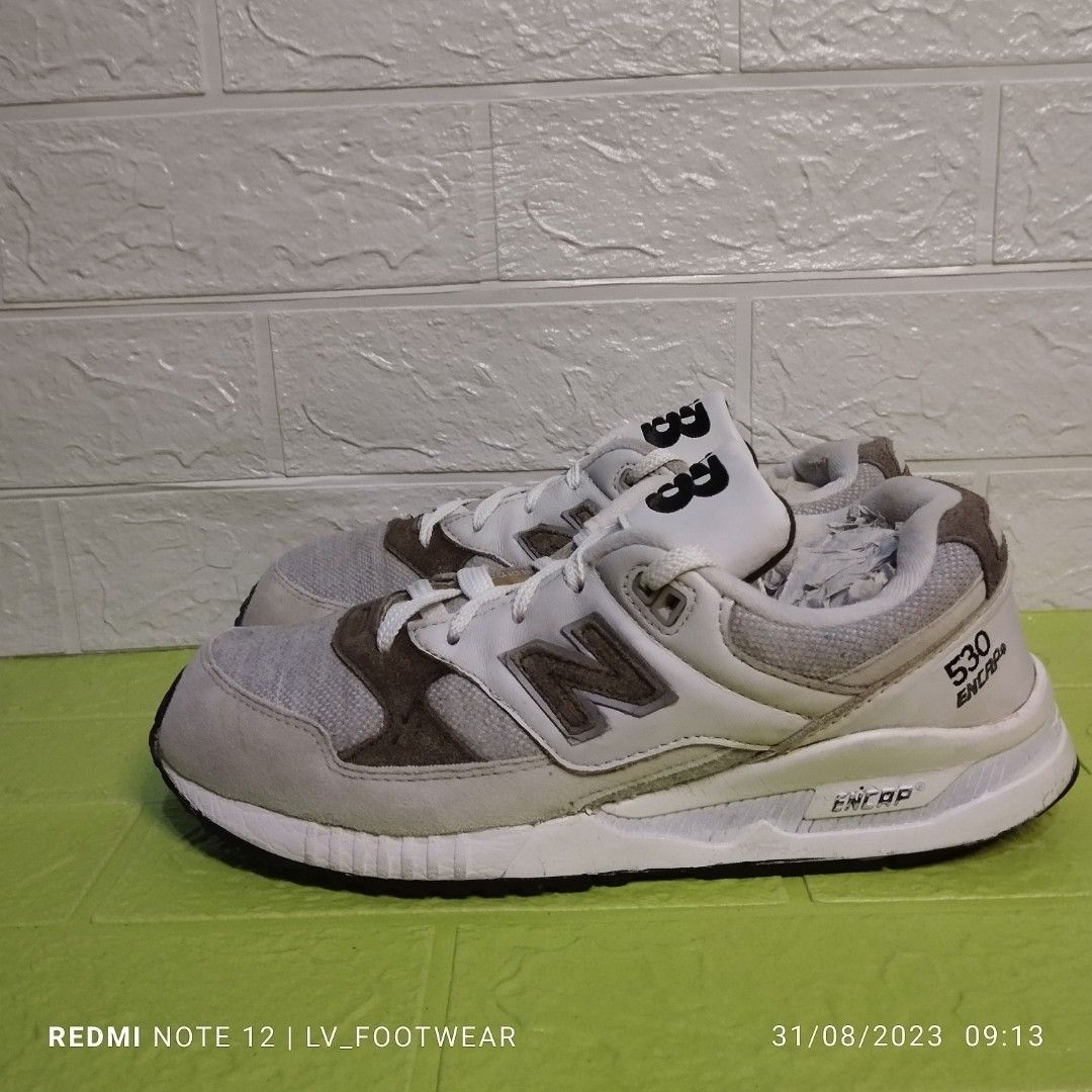 New balance 53 encap cheap white grey