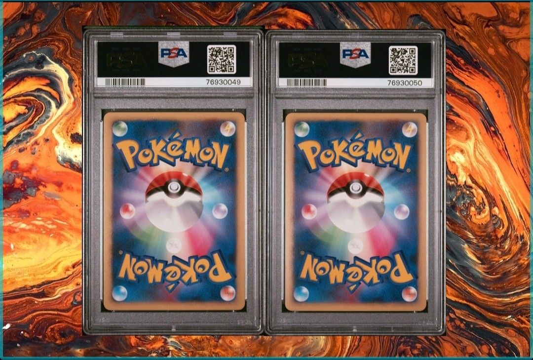 Sequential PSA10 2007 Mewtwo and Mew Pokemon Japanese 10th