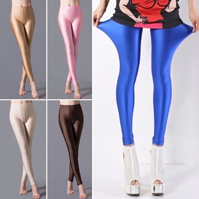 Shiny neon leggings online