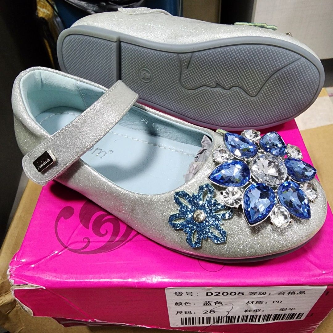 Girls size 2 silver shoes sale