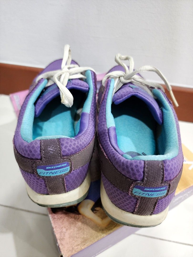 Skechers shape ups mens purple on sale