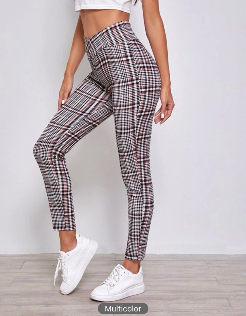 Women's Banned Ripped Tartan Plaid Check Emo Punk Skinny Jeans Pants  Trousers | Ro Rox Boutique