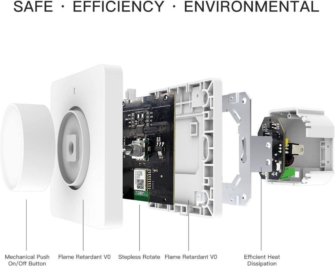 Smart light switch maxcio wifi smart switch compatible with alexa and google home remote online