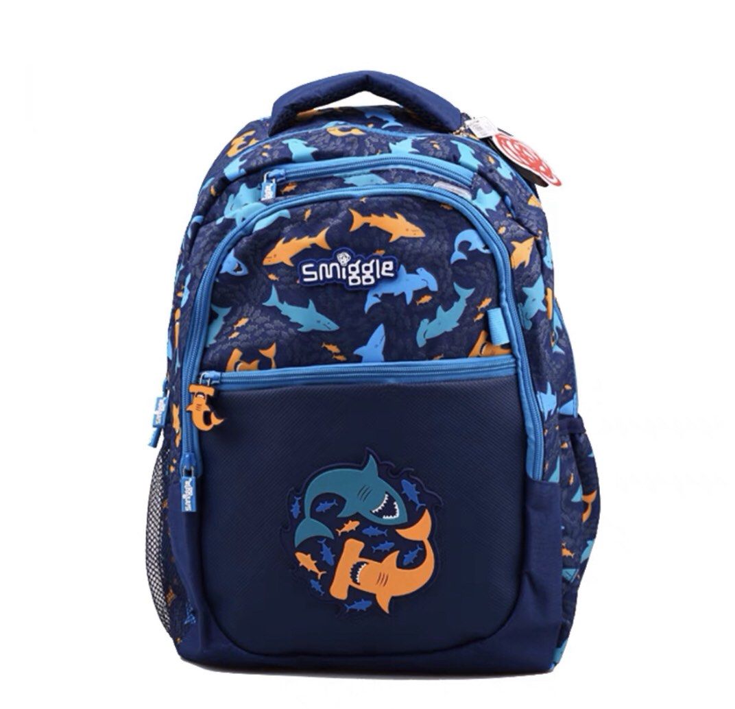 Smiggle blue backpack cheap