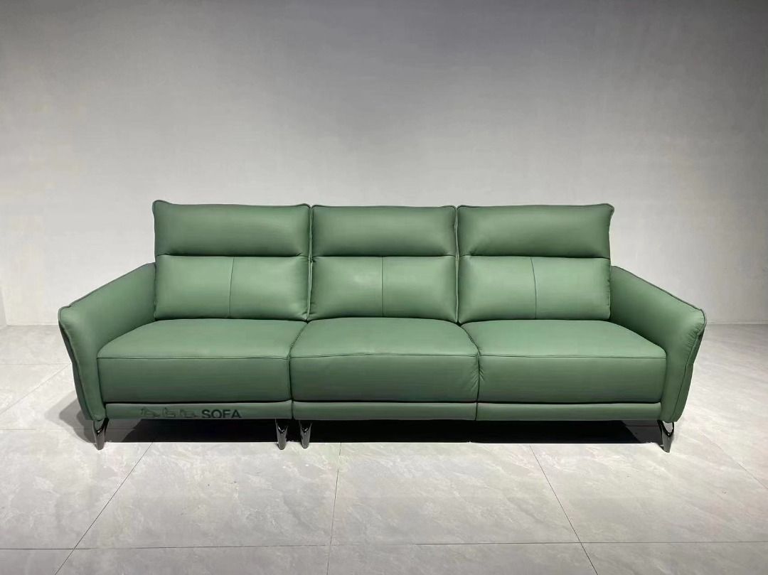 Genuine Leather Sofa Durable Free