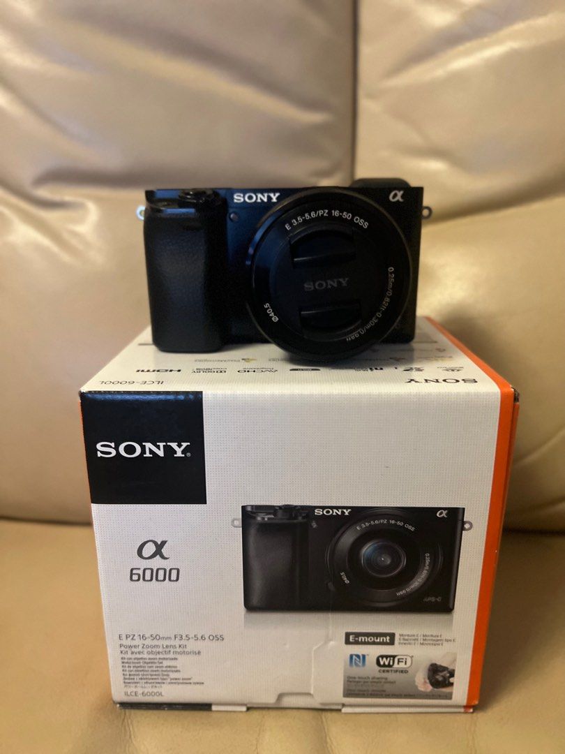 Sony A6000 (ILCE-6000Y) + 16-50 kit lens, 攝影器材, 相機- Carousell