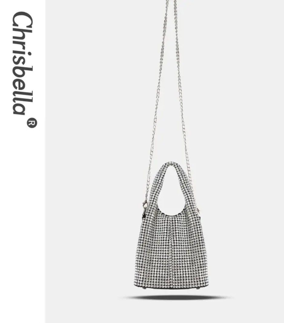 White new arrivals sparkly bag