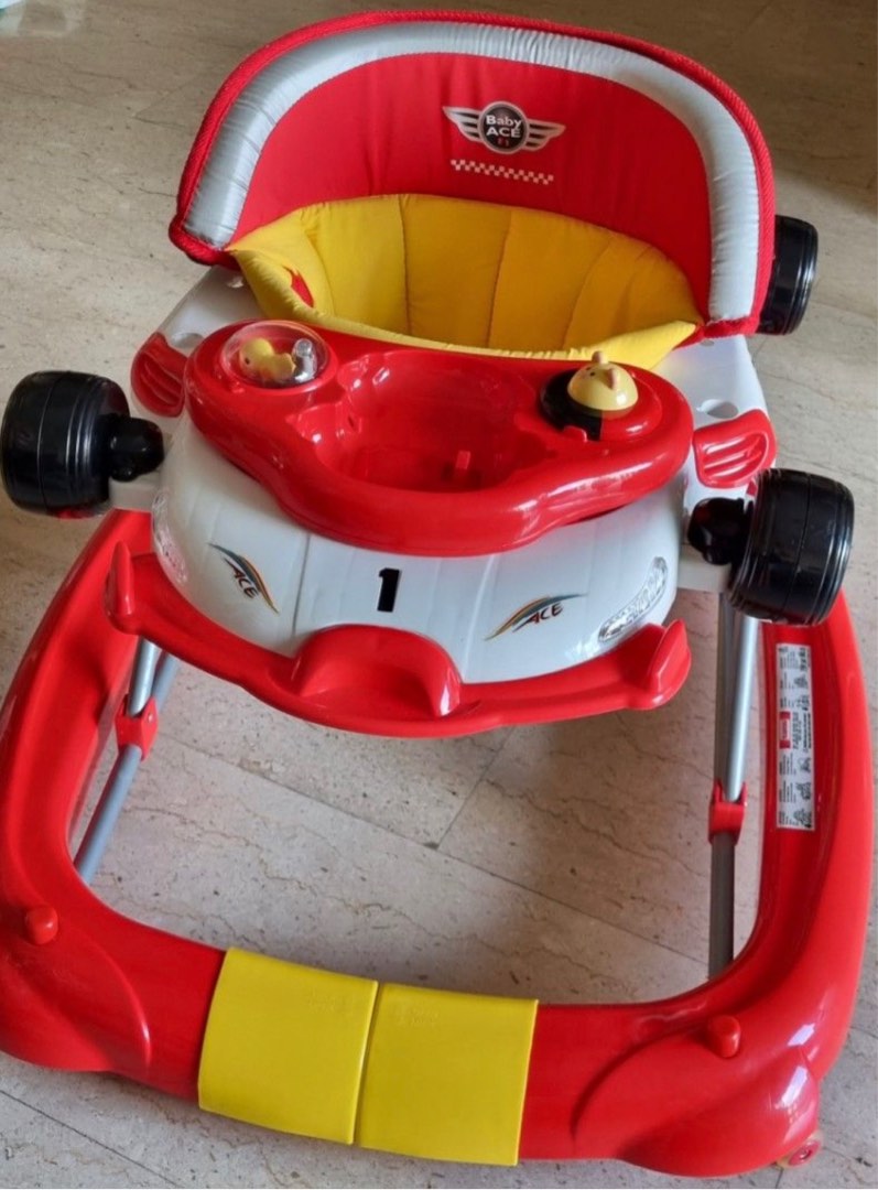 Sportscar Baby Walker, Babies & Kids, Infant Playtime on Carousell