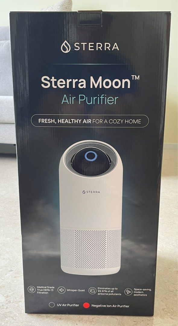 Sterra Moon Air Purifier (HEPA13 filtration), TV & Home Appliances