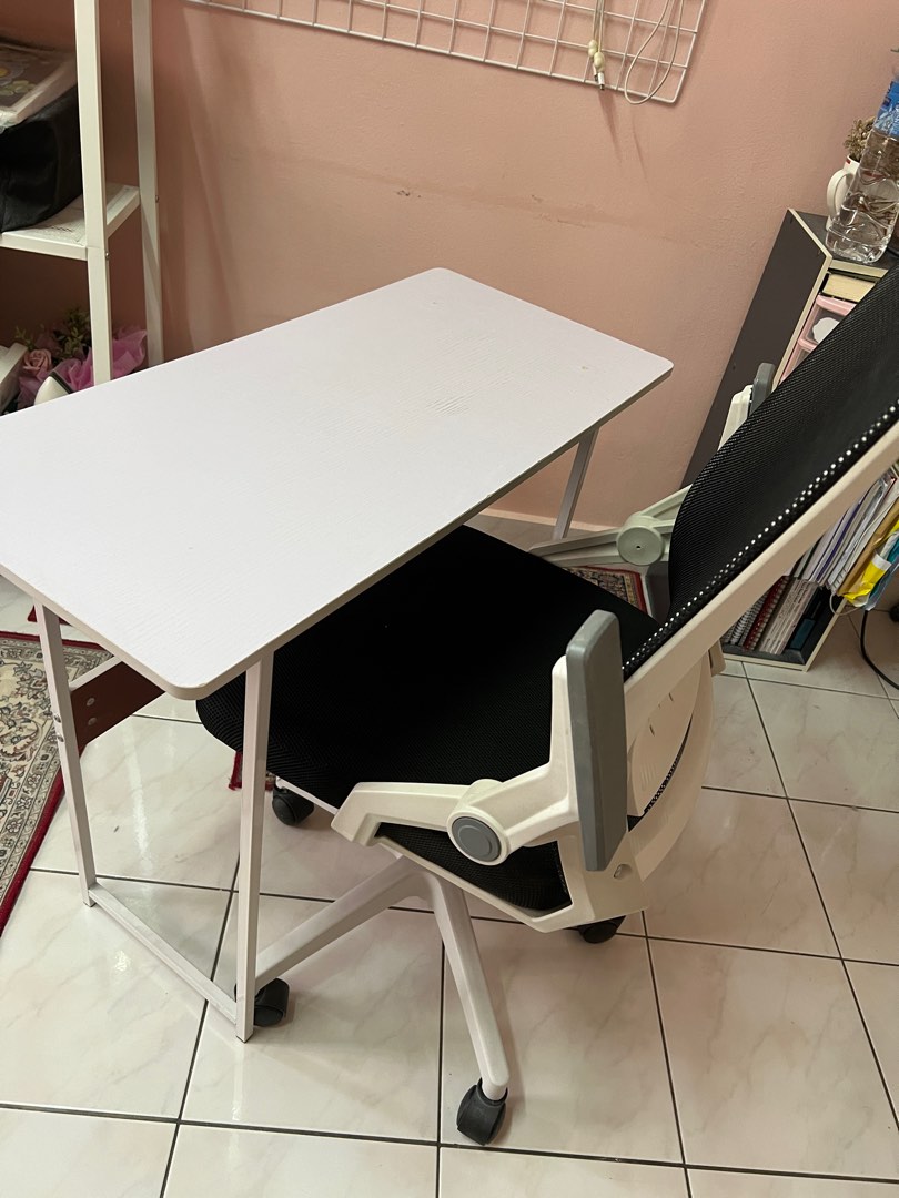 Table + Chair + Information Board, Furniture & Home Living, Furniture