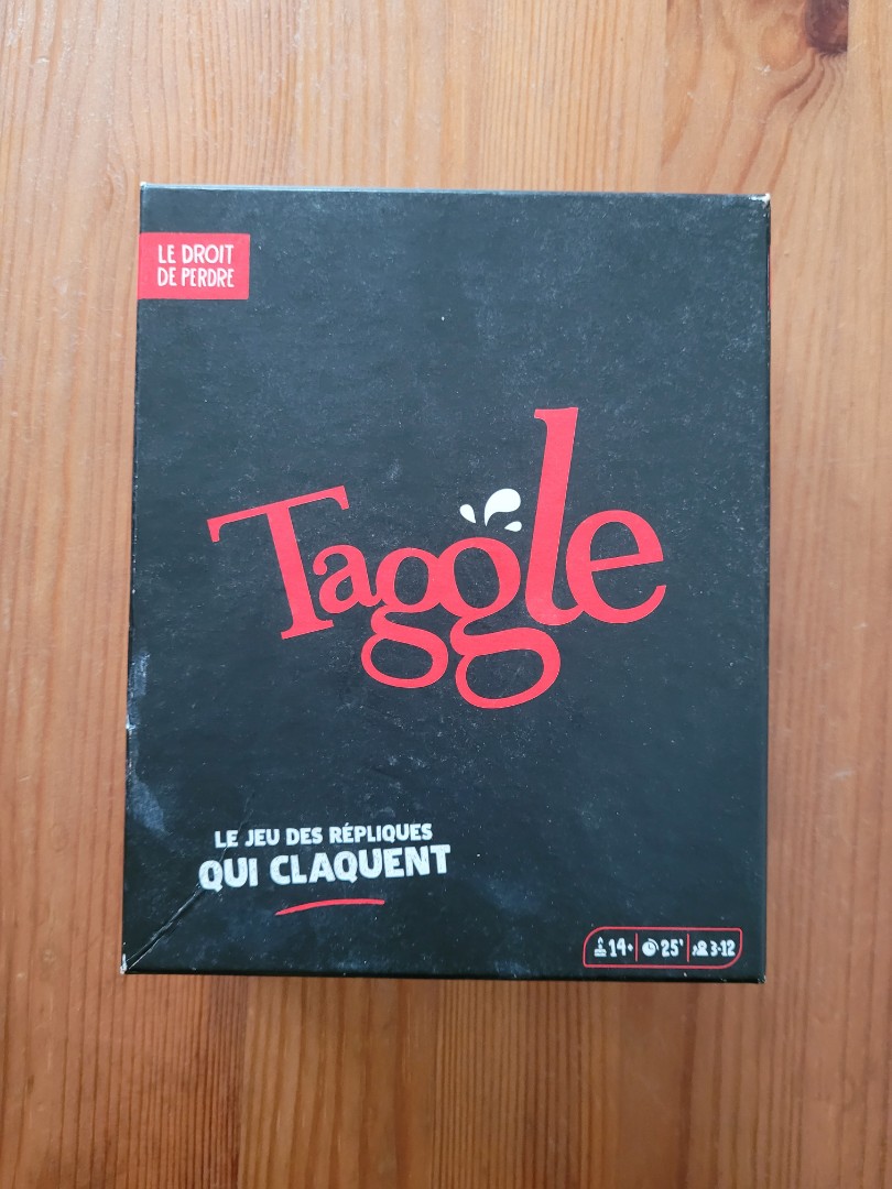 Taggle - French party game, Hobbies & Toys, Toys & Games on Carousell