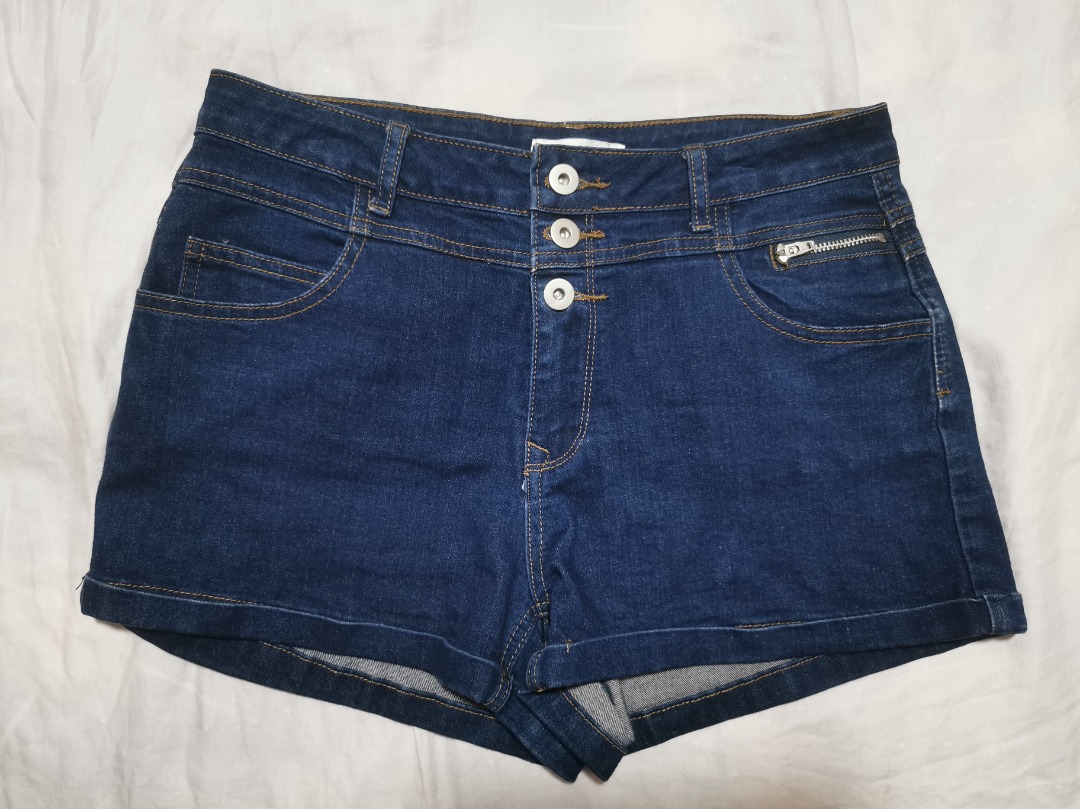 Temt Valleygirl Women High Waist Jeans Dark Denim Shorts Women s