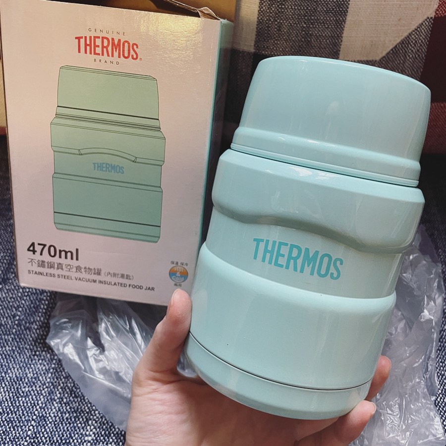 thermos stainless steel vacuum insulated food jar 不鏽鋼真空食物罐壺 飯壺, 家庭電器 ...