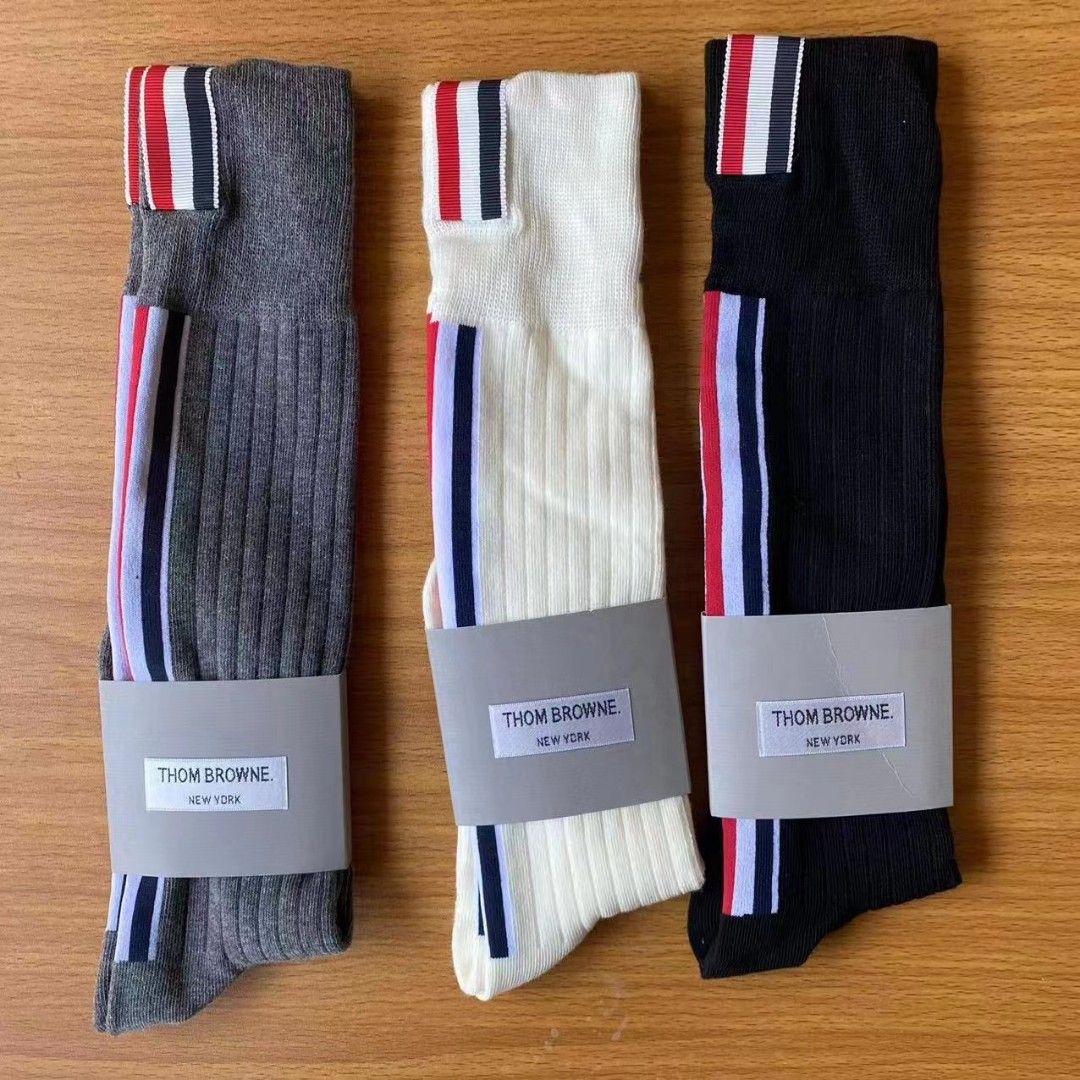 全新Thom Browne socks Thom Browne襪Thom Browne長腿襪Thom