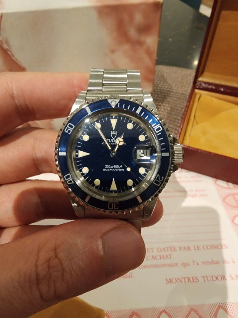 Tudor Submariner 79090 Blue Full Set, Luxury, Watches on Carousell