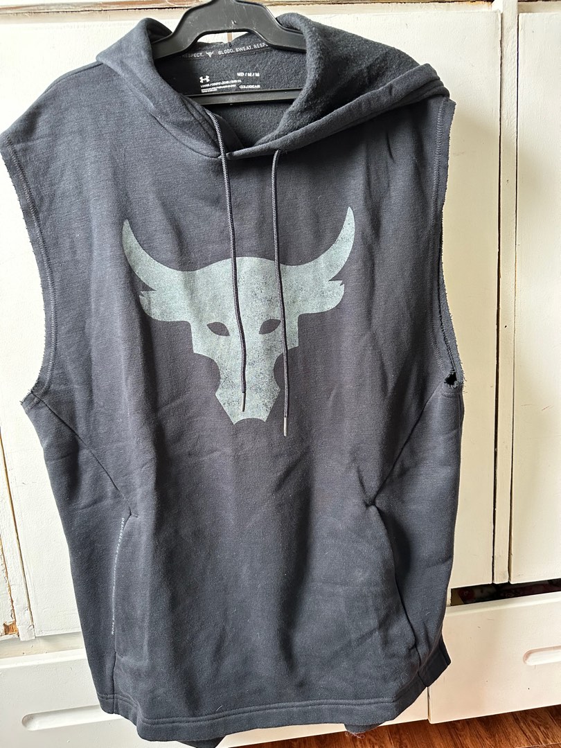 Under armour rock project, Men's Fashion, Tops & Sets, Hoodies on Carousell