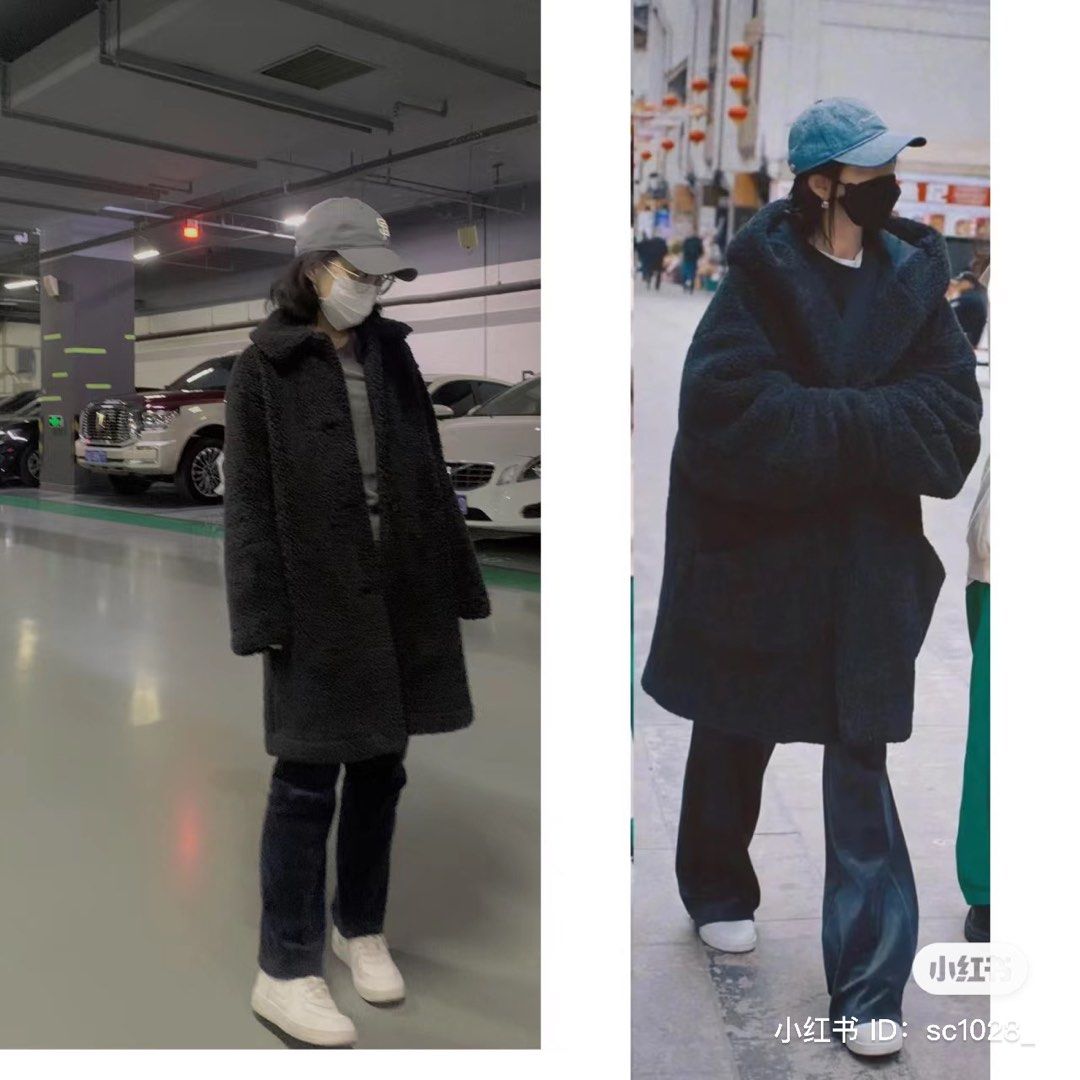 Uniqlo black coat clearance
