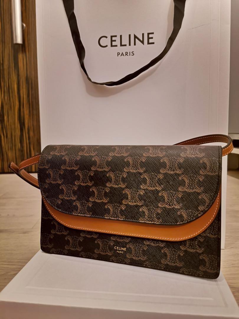 Celine wallet on strap