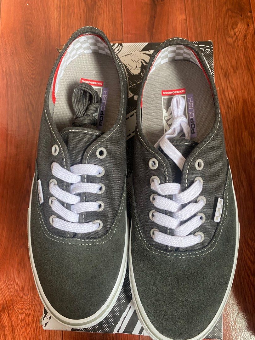 Vans authentic hotsell dark grey