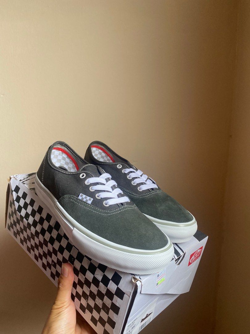 Vans authentic deals dark grey