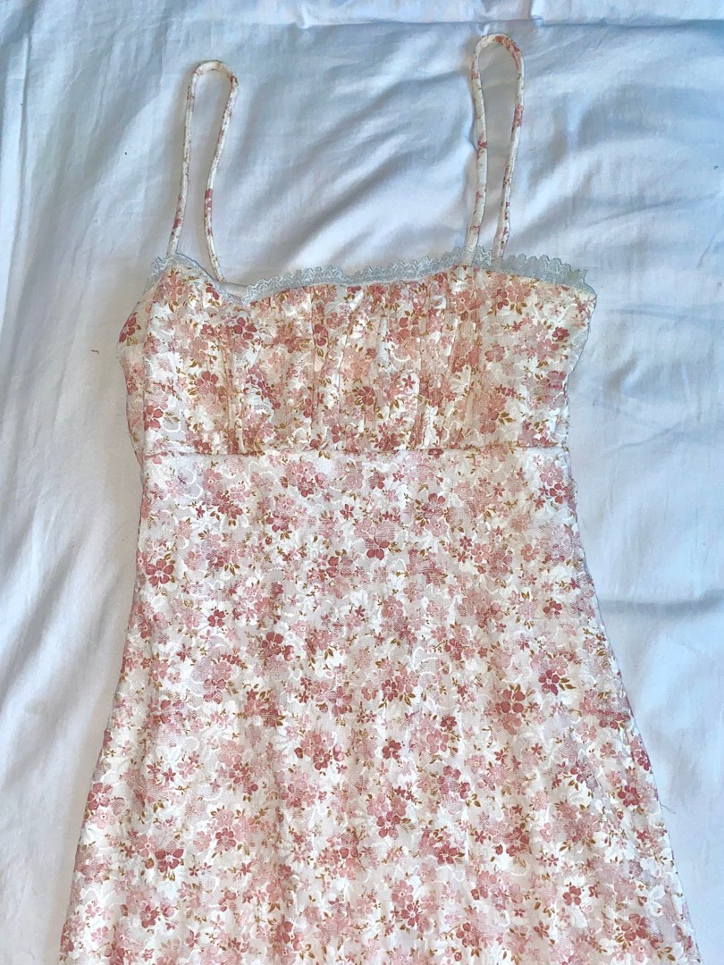 vintage daisypasie plop apparels floral micromesh dress, Women's ...