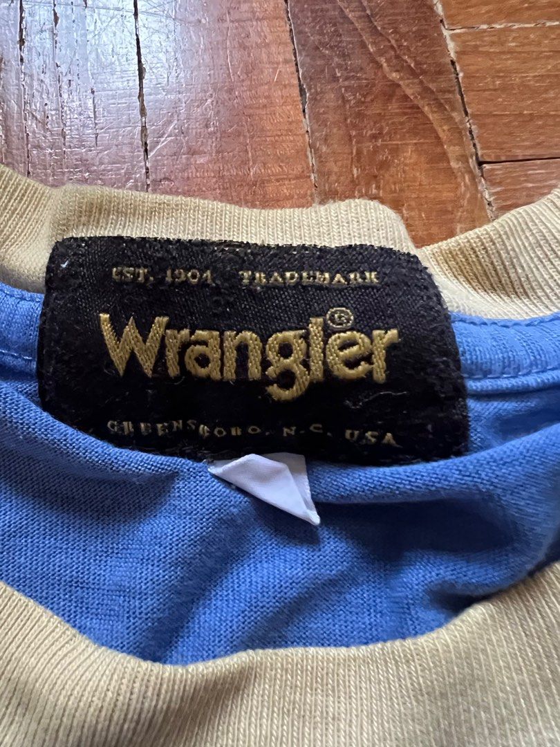 Vintage wrangler tee sale