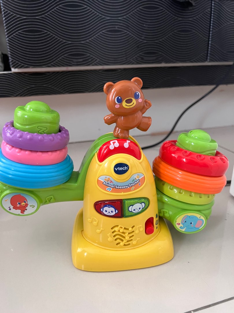 Vtech Animal Seesaw Stacker, Babies & Kids, Infant Playtime on Carousell