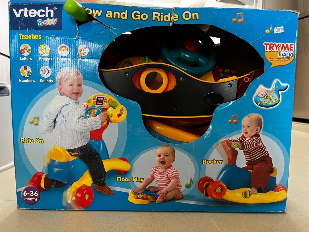 Vtech grow and 2024 go ride on sainsbury's